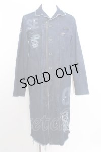 SMACK ENGINEER コート.BROKEN ZIP COAT /インディゴ/L O-22-06-26-076-SM-ja-YM-ZT507