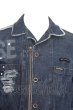 画像2: SMACK ENGINEER コート.BROKEN ZIP COAT /インディゴ/L O-22-06-26-076-SM-ja-YM-ZT507 (2)