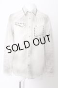【SALE】FUGA シャツ.（渋谷店限定）LIMITED DENIM SHIRTS /ホワイト/46 O-22-06-26-079-FU-sh-YM-ZT450
