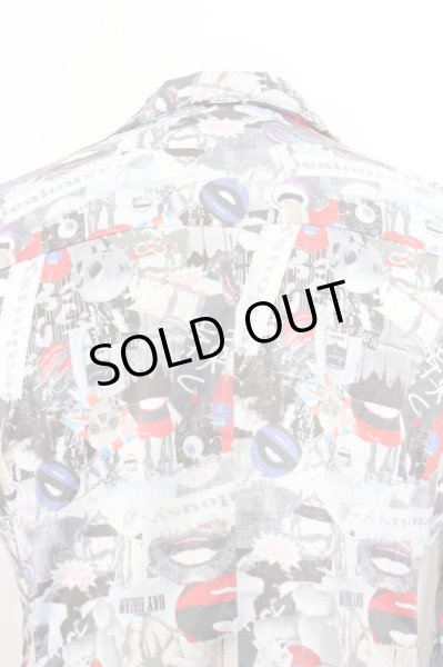 画像5: JURY BLACK ジャケット.総柄シャツ /パターン/M O-22-06-26-019-JU-ja-YM-ZT319 (5)