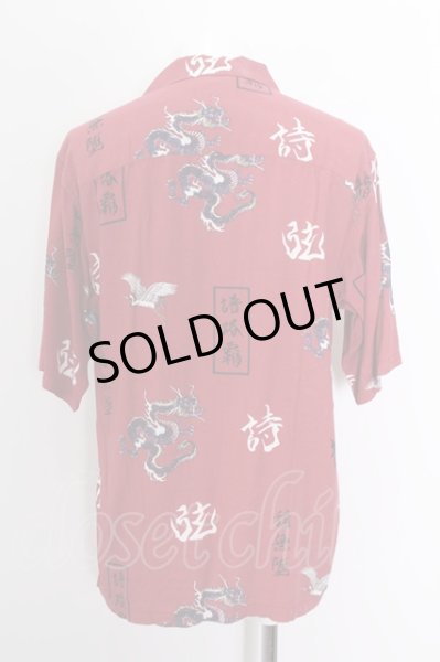 画像4: PROPA9ANDA シャツ.×Ju-ke CHINPEE RAD ALOHA /レッド/L O-22-06-27-026-PR-sh-YM-ZT328 (4)