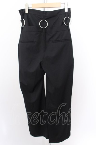 画像4: A'GEM9 パンツ.レイヤードスラックス /ブラック/M O-22-06-27-050-ET-pa-YM-ZT223 (4)