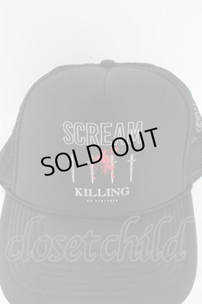 画像2: Moonage Devilment(清春) キャップ.SCREAM /ブラック/ O-22-06-27-061-Mo-za-YM-ZT429 (2)