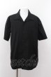 画像4: KRY clothing シャツ.NAMIDA WORK　オープンカラー開襟 /ブラック/XXL O-22-06-27-074-KR-sh-YM-ZT392 (4)