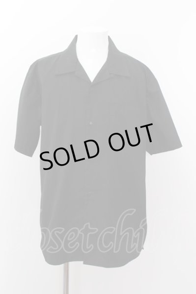 画像4: KRY clothing シャツ.NAMIDA WORK　オープンカラー開襟 /ブラック/XXL O-22-06-27-074-KR-sh-YM-ZT392 (4)