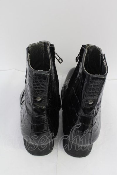 画像2: 【SALE】5351pour les Hommes ブーツ.クロコ型押し /ブラック/46 T-22-06-29-026-53-sho-KN-ZT1000