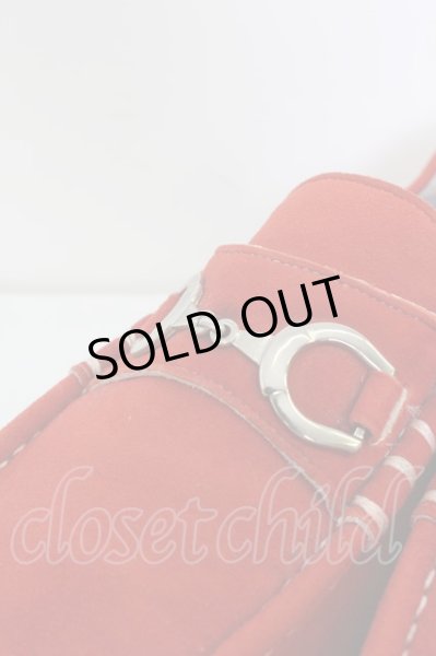 画像7: GOSTAR DE FUGA シューズ.Intelligence スウェードビットローファー /レッド/43 T-22-06-29-031-GO-sho-KN-ZT1000 (7)