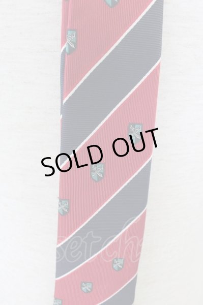 画像2: GUILD PRIME ネクタイ.シルク /レッド×ネイビー/- T-22-06-29-016-GU-za-KN-ZT286 (2)