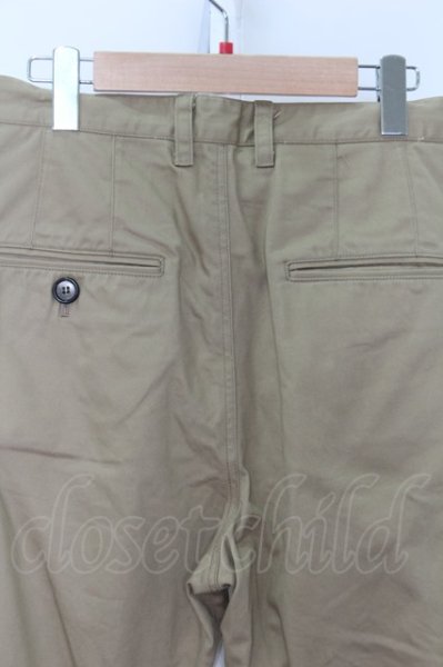画像4: MENTAL(清春) パンツ.タックショートチノ /ベージュ/00 O-22-06-30-048-ET-pa-YM-ZT322 (4)