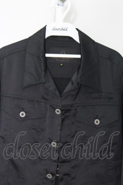 画像2: SMACK ENGINEER ジャケット.TIGER ツイルトラッカー /ブラック/M O-22-06-30-018-SM-ja-YM-ZT229 (2)