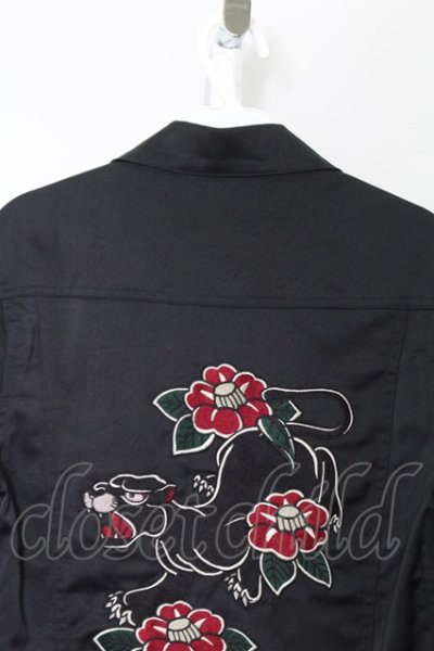 画像4: 【WINTERセール】SMACK ENGINEER ジャケット.TIGER ツイルトラッカー /ブラック/M O-22-06-30-018-SM-ja-YM-ZT229