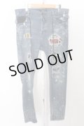 【セール】OVERDESIGN パンツ.POSER SKINNY ”ROCKSTAR” /インディゴ/W34 O-22-07-04-037-ET-pa-YM-ZT337