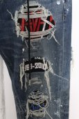 画像2: 【セール】OVERDESIGN パンツ.POSER SKINNY ”ROCKSTAR” /インディゴ/W34 O-22-07-04-037-ET-pa-YM-ZT337 (2)