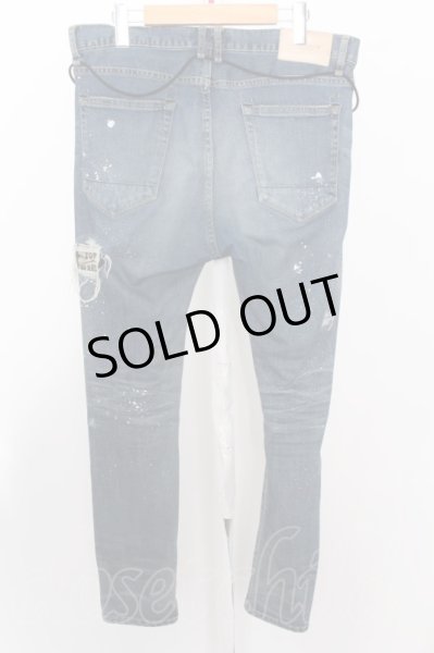 画像3: OVERDESIGN パンツ.POSER SKINNY ”ROCKSTAR” /インディゴ/W34 O-22-07-04-037-ET-pa-YM-ZT337 (3)