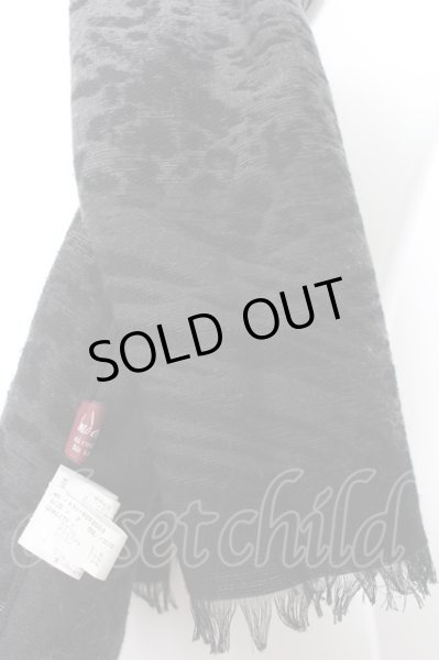 画像2: TORNADO MART ストール.グラデーションアニマルミックス /ブラック/ O-22-07-12-100-TO-za-YM-ZT356 (2)