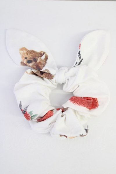 画像5: TRAVAS TOKYO Tシャツ.Strawberry bear relax dress/ルームウェアワンピース /ホワイト/F T-22-07-13-004-TR-sh-KN-ZT287 (5)