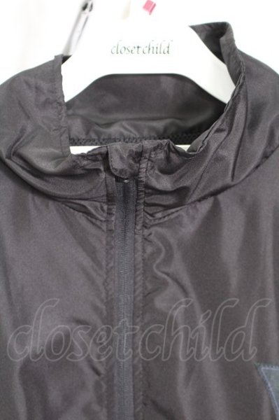 画像2: KMK(KINGLY MASK) ジャケット.バックパッチウインドブレーカー /ブラック/F O-22-07-18-007-KM-ja-YM-ZT358 (2)