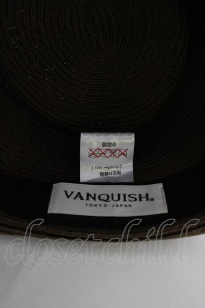 画像4: 【SALE】VANQUISH ハット.ストロー /ブラウン/- T-22-07-22-023-VA-za-NA-ZT288