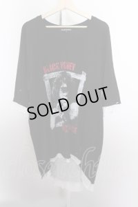 【WINTERセール】BLACK HONEY CHILI COOKIE（Roen） Tシャツ.B.H.C.C JIM MORRISON /ブラック/4 O-22-07-24-050-BL-ts-YM-ZT115
