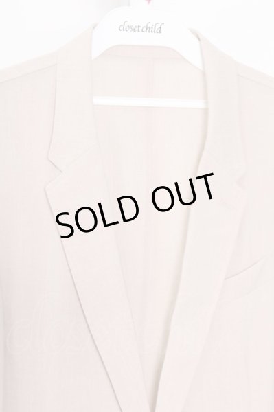 画像2: GOSTAR DE FUGA ジャケット.リネンライクポリエステルテーラード'20SS /ベージュ/48 O-22-07-24-007-GO-ja-YM-ZT386 (2)