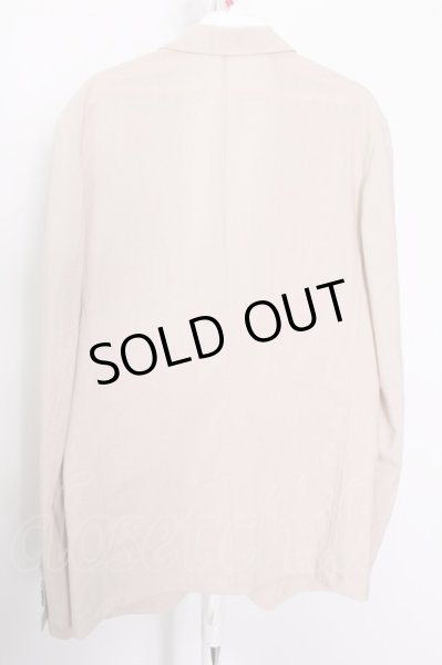 画像5: GOSTAR DE FUGA ジャケット.リネンライクポリエステルテーラード'20SS /ベージュ/48 O-22-07-24-007-GO-ja-YM-ZT386 (5)