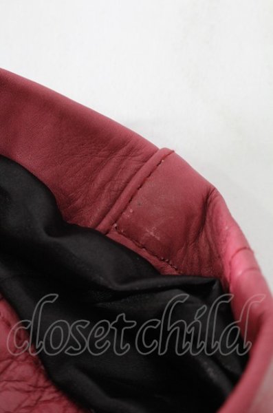 画像8: NO ID. ジャケット.カウレザーVネックシングルライダース /レッド/2 O-22-07-27-045-NO-ja-YM-ZT-ML020 (8)