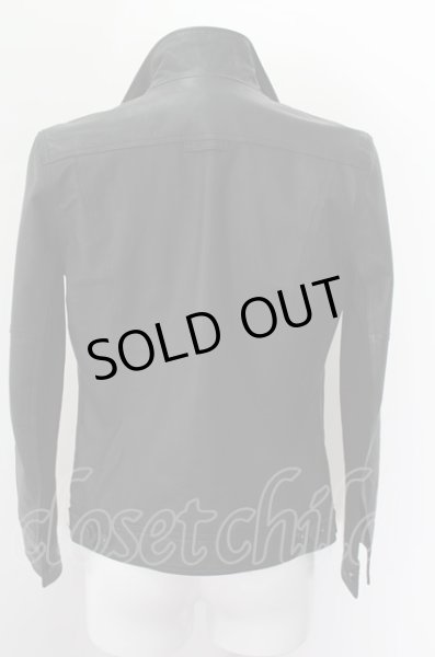 画像5: NO ID. ジャケット.PIGレザーZIP-Gジャン /ブラック/1 O-22-07-27-083-NO-ou-YM-ZT-ML003 (5)