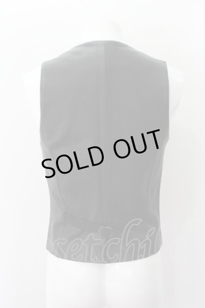 画像4: BACKLASH ベスト.リネン昆ストライプカーフ /ブラック/2 O-22-07-31-010-BA-to-YM-ZT351 (4)