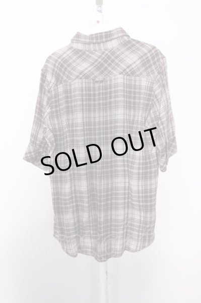 画像3: NO ID. シャツ.チェック半袖 /ブラウン/2 O-22-08-04-036-NO-sh-YM-ZT367 (3)