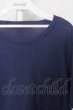 画像2: NO ID. Tシャツ.C天竺C/N /ブルー/1 O-22-08-04-049-NO-ts-YM-ZT409 (2)