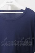 画像2: 【SALE】NO ID. Tシャツ.C天竺C/N /ブルー/1 O-22-08-04-049-NO-ts-YM-ZT409 (2)