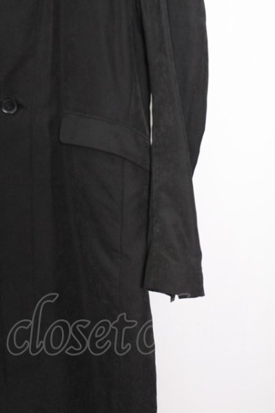 画像2: NO ID. ジャケット.Pスエードスタンドカラーチェスター /ブラック/1 O-22-08-04-056-NO-ja-YM-ZT368 (2)