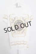 【SALE】NO ID. Tシャツ.C天竺AngelプリントルーズV /ホワイト/1 O-22-08-04-014-NO-ts-YM-ZT367