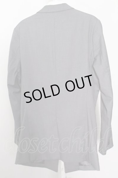 画像3: NO ID. ジャケット.TRストレッチピークドラペル /グレー/1 O-22-08-04-030-NO-ja-YM-ZT409 (3)