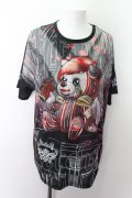 【WINTERセール】BACKSTAGE PASS Tシャツ.コラボレーション【V犬ハチ公団長 ver】 /ブラック/F O-22-08-07-070-BA-ts-YM-ZT244