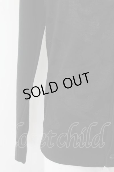 画像3: AKM カーディガン.CAMO切り替え /ブラック/M O-22-08-07-078-AK-to-YM-ZT358 (3)