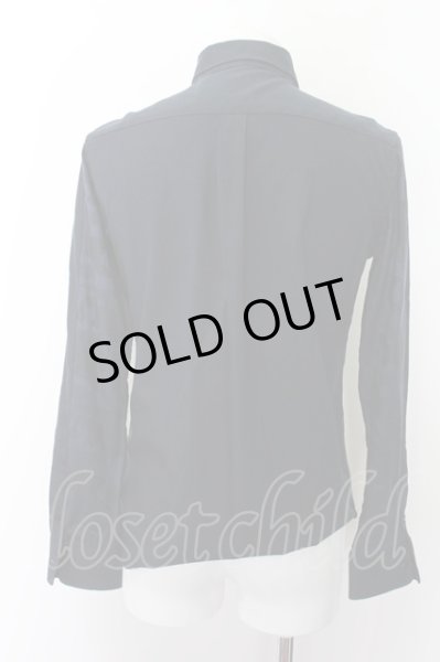 画像4: AKM シャツ.CAMO切り替え袖 /ネイビー/M O-22-08-07-079-AK-sh-YM-ZT358 (4)