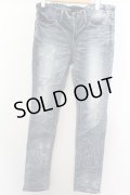 【SALE】FUGA パンツ.ペインティング加工デニム /ライトブルー/44 O-22-08-07-114-FU-pa-YM-ZT451