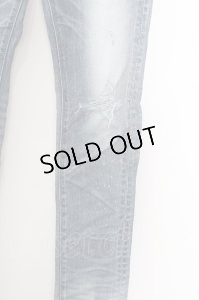 画像3: FUGA パンツ.ペインティング加工デニム /ライトブルー/44 O-22-08-07-114-FU-pa-YM-ZT451 (3)