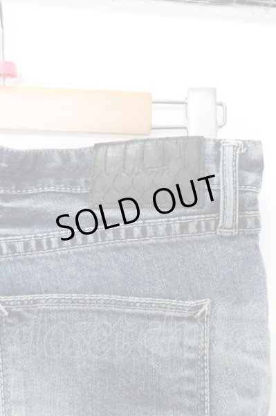 画像4: FUGA パンツ.ペインティング加工デニム /ライトブルー/44 O-22-08-07-114-FU-pa-YM-ZT451 (4)