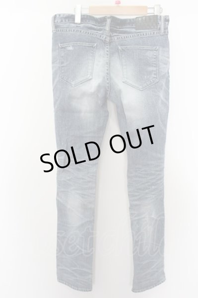 画像5: FUGA パンツ.ペインティング加工デニム /ライトブルー/44 O-22-08-07-114-FU-pa-YM-ZT451 (5)