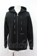 【WINTERセール】CHORD NUMBER EIGHT パーカー.BIG ZIP PARKA /ブラック/S O-22-08-11-028-CH-to-YM-ZT358