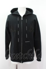 【SALE】CHORD NUMBER EIGHT パーカー.BIG ZIP PARKA /ブラック/S O-22-08-11-028-CH-to-YM-ZT358