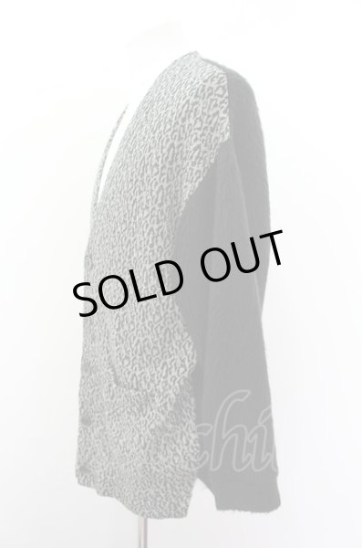 画像3: CHORD NUMBER EIGHT カーディガン.LEOPARD LONG CARDIGAN /ブラックｘグレー/S O-22-08-11-029-CH-to-YM-ZT367 (3)