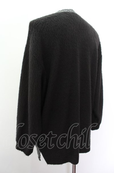 画像4: 【SALE】CHORD NUMBER EIGHT カーディガン.LEOPARD LONG CARDIGAN /ブラックｘグレー/S O-22-08-11-029-CH-to-YM-ZT367