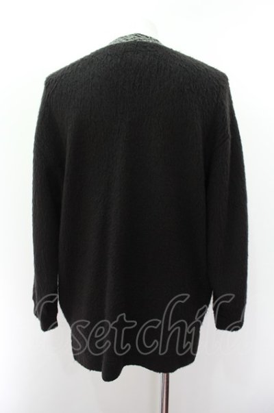 画像5: 【SALE】CHORD NUMBER EIGHT カーディガン.LEOPARD LONG CARDIGAN /ブラックｘグレー/S O-22-08-11-029-CH-to-YM-ZT367