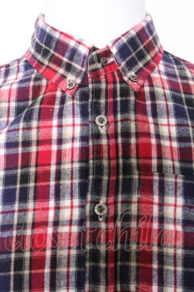 画像2: GOSTAR DE FUGA シャツ.index チェック /レッド/44 O-22-08-19-051-GO-sh-YM-ZT334 (2)