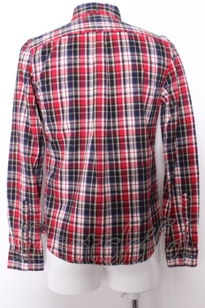 画像4: GOSTAR DE FUGA シャツ.index チェック /レッド/44 O-22-08-19-051-GO-sh-YM-ZT334 (4)