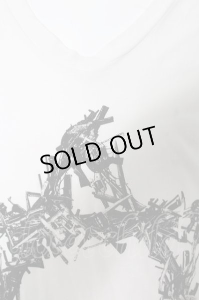 画像3: NO ID. Tシャツ.Army David /ホワイト/1 O-22-08-19-062-NO-ts-YM-ZT368 (3)