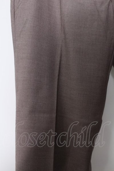 画像2: VANQUISH パンツ.クロップドスラックス /モカ/S O-22-08-19-092-VA-pa-YM-ZT328 (2)